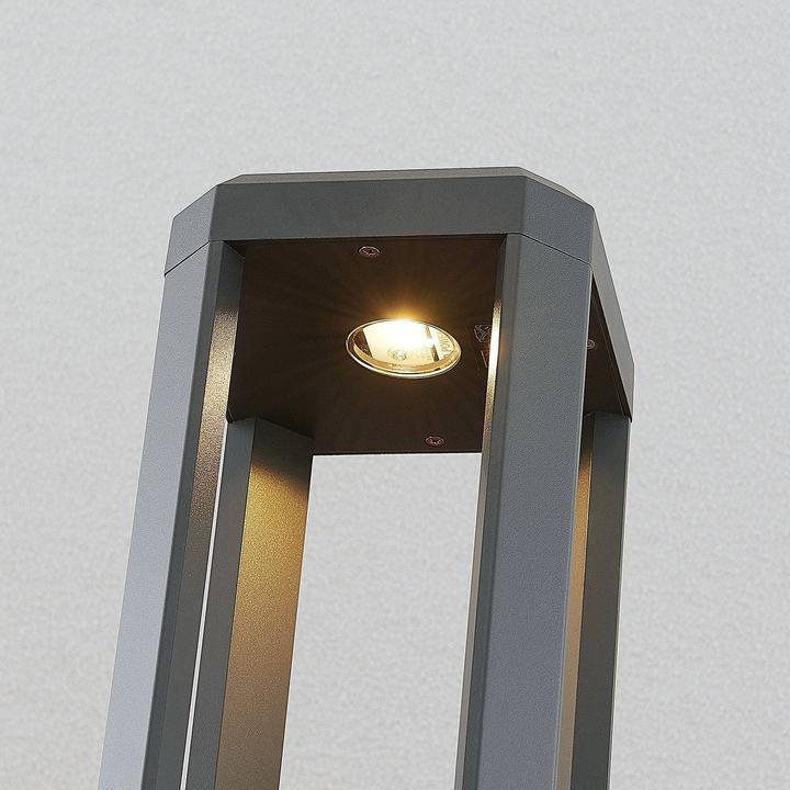 Produktbild Lucande Fery Aussen Garten Leuchte H50 Anthracite (1100 lm, IP65)