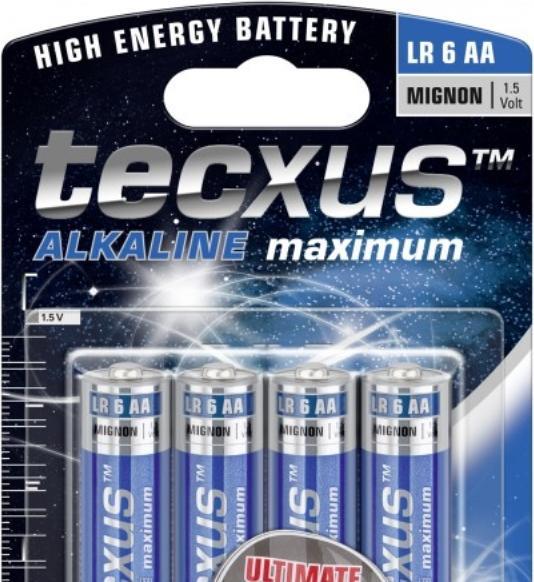 Actual product image Tecxus Alkaline maximum (4 pcs., AA, 2700 mAh)