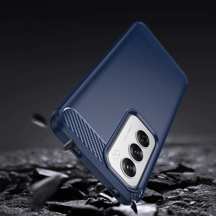 Produktbild Cover-Discount OPPO Reno12 5G - Metall Carbon Look Hülle (Oppo Reno12)