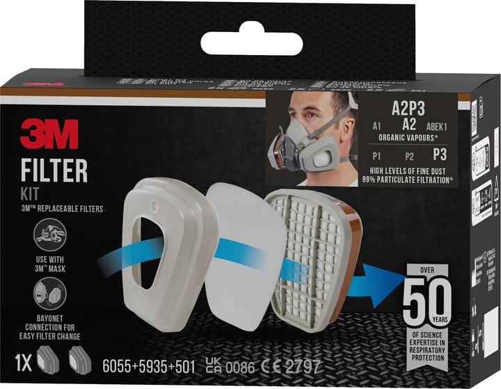 Image du produit 3M - (A2, A2P3, P3, 2 x)