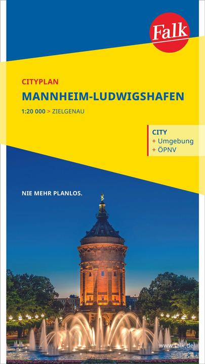 Produktbild Falk Cityplan Mannheim-Ludwigshafen 1:22.500