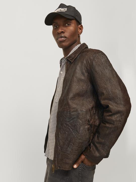 Produktbild Jack & Jones Jorcrincle Leather Jkt Styd Aw24 (L)
