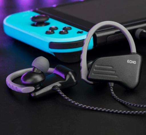 Produktbild Nitho ECHO eSports, Wired, Sports, 20 - 20000 Hz, 25 g, Headset, Black (Kabelgebunden)
