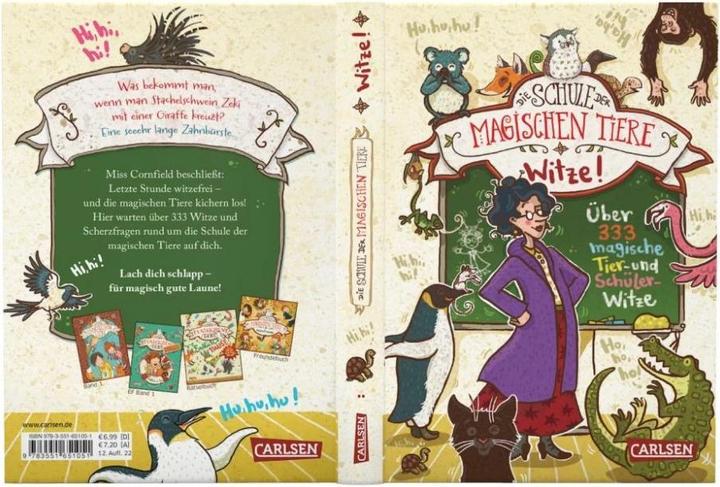 Actual product image Die Schule der magischen Tiere: Witze! – Über 333 magische Tier- und Schülerwitze (German, Margit Auer, Nina Dulleck, 2019)