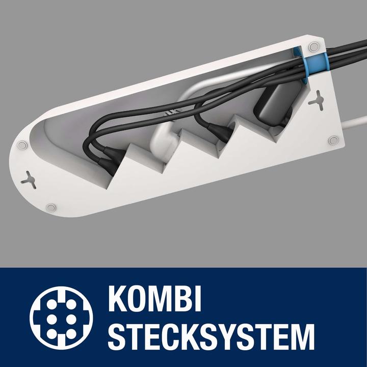 Immagine prodotto REV Ciabatta elettrica NoLook a 4 pieghe con interruttore (4 x, CEE 7/3, 1.40 m)