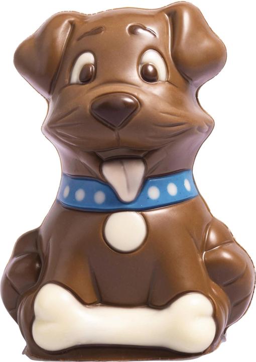 Produktbild miniSchoggi Schokoladenform Hund mit Knochen