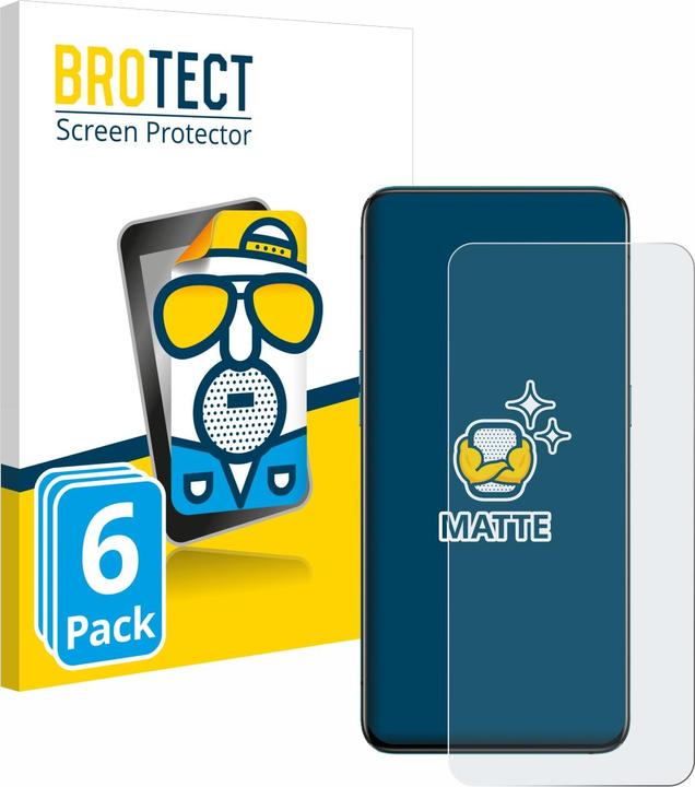 Produktbild BROTECT Entspiegelungsfolie Displayschutz Displayschutzfolie Folie Matt (6 Stück, Oppo Reno 5G)
