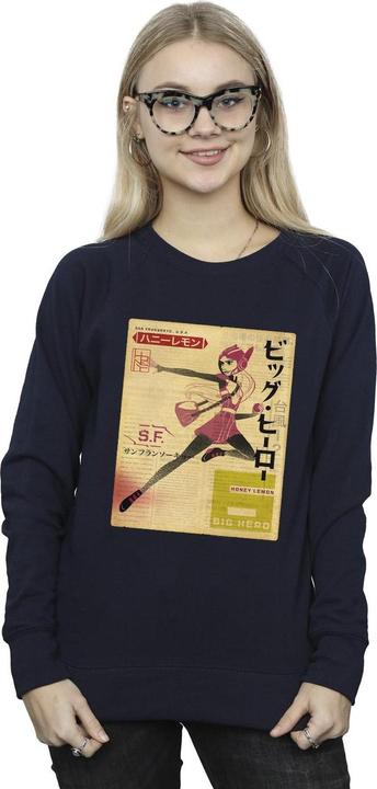 Produktbild Disney Big Hero 6 Baymax Honey Lemon Newspaper Sweatshirt (XL)