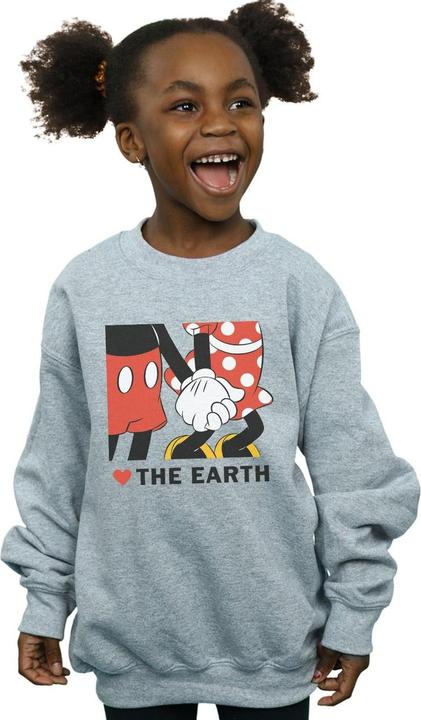 Immagine prodotto Disney Mickey Mouse Heart The Earth Felpa Ragazze (128)