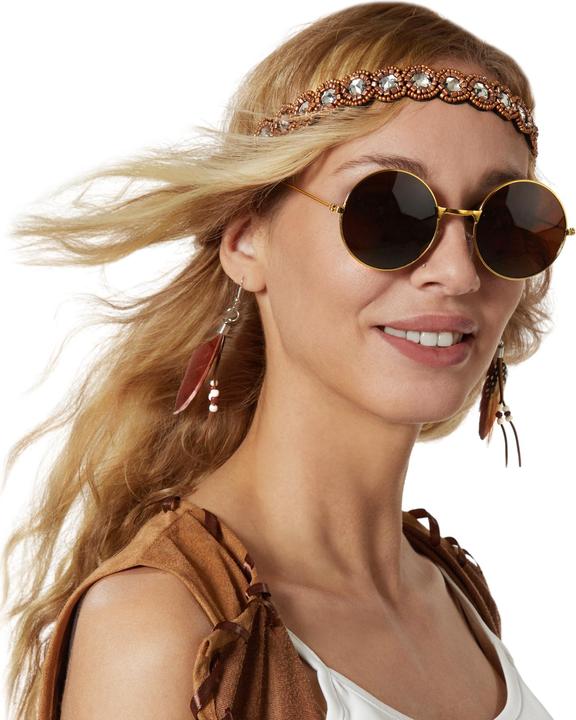 Image du produit tectake Costume femme gilet hippie (XL)