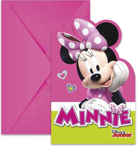 Produktbild Minnie Mouse 6 Einladungs-Set (6 Stk.)