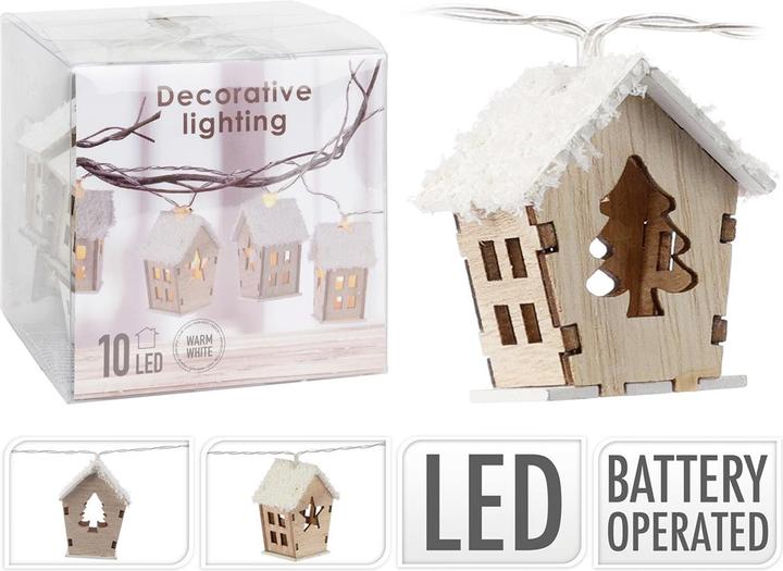 Produktbild LED-Beleuchtungshäuser mit 10 Lichtern, 165 cm (0.04 m)