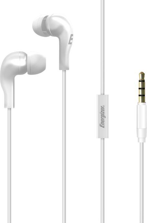 Produktbild Energizer Kabelgebundene Kopfhörer - CIA5 - Klinke / Aux 3.5 mm, weiss (Kabelgebunden)