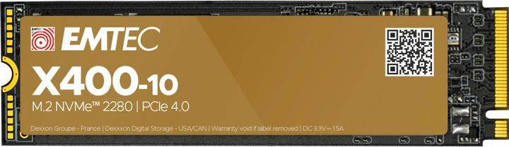 Actual product image Emtec X400-10 (4000 GB, M.2 2280)