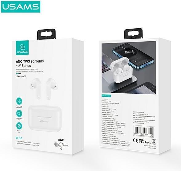 Actual product image Usams ANC Earbuds LY Series (ANC, 4.50 h, Wireless)