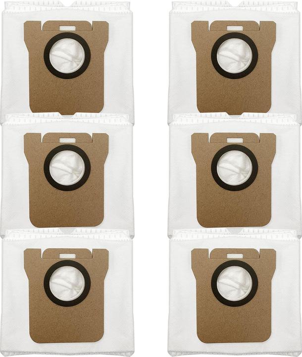 Roboparts Staubbeutel für Dreame LL10s Ultra L20 Ultra L10 Ultra Xiaomi X10+ Xiaomi X20+ (6 x)
