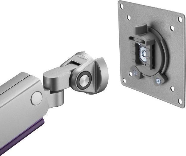 Actual product image Ergo Office Monitor Mount, Premium Gas Spring, Double Arm 17"-32" 9kg, ER-436 (Table, 32")