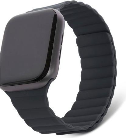 Produktbild Cyberport magnetisches Silikonarmband LITE Schwarz 38-40mm (Silikon)
