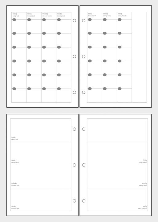Actual product image Rayher my PLANNER monthly/weekly overview, DIN A5 (A5)