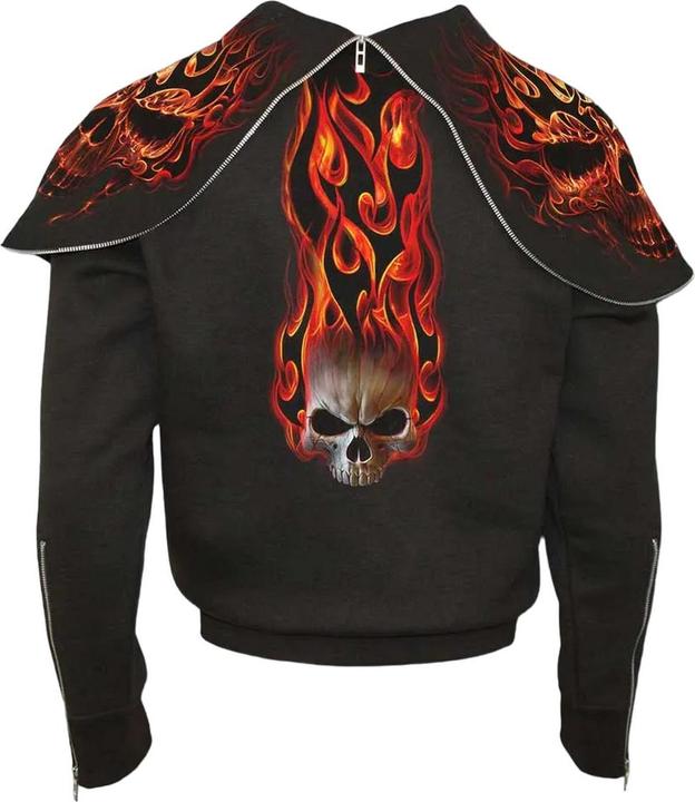 Actual product image Spiral Unisex Adult Skull Blast Hoodie (S)