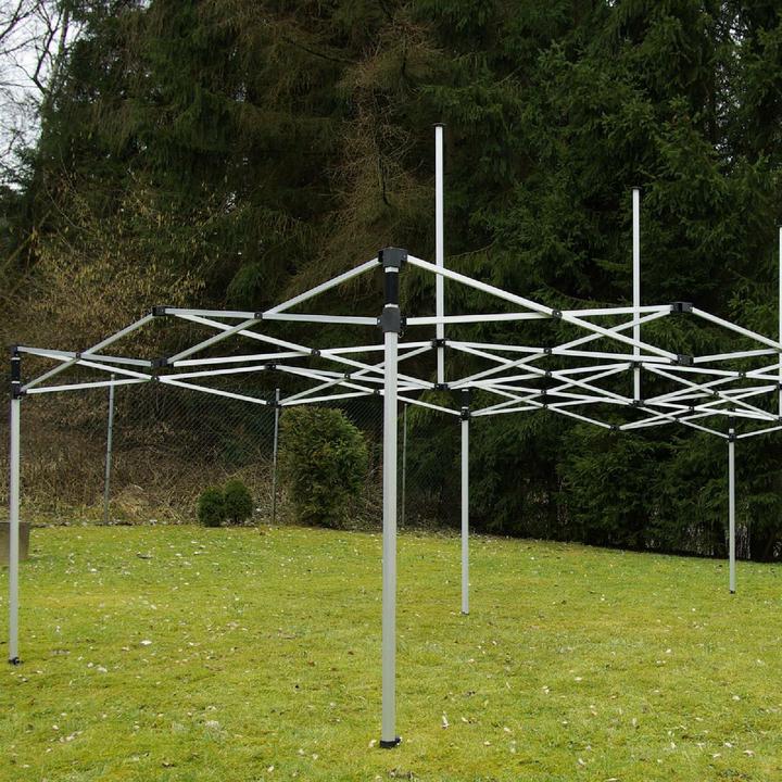 Actual product image VCM PROFI Faltpavillon Partyzelt 3x6 m burgund mit Seitenteilen wasserdichtes Dach (600 cm, 600 cm)
