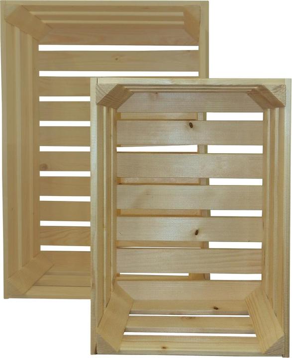 Produktbild Natura Punto Holzkisten Harassen 2er Set natur