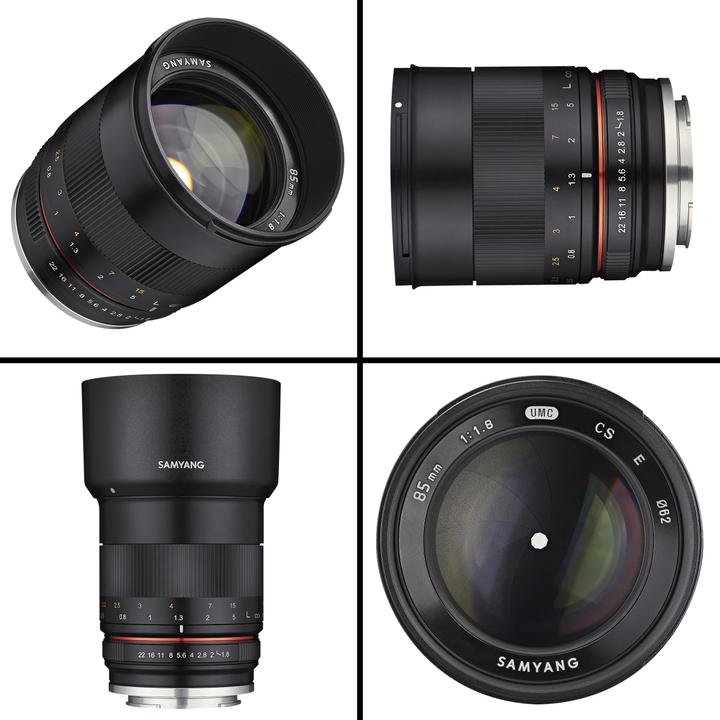 Produktbild Samyang 85mm f/1.8 ED UMC CS Sony E (Sony E, APS-C / DX)