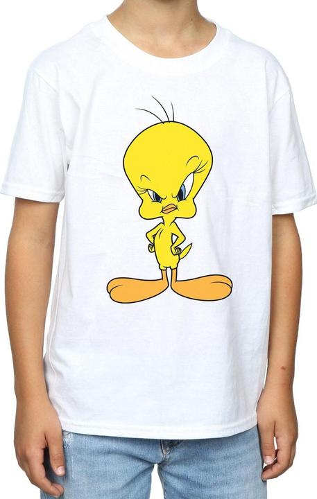 Immagine prodotto Looney Tunes Maglietta in cotone per ragazzi Angry Tweety (140, 146)