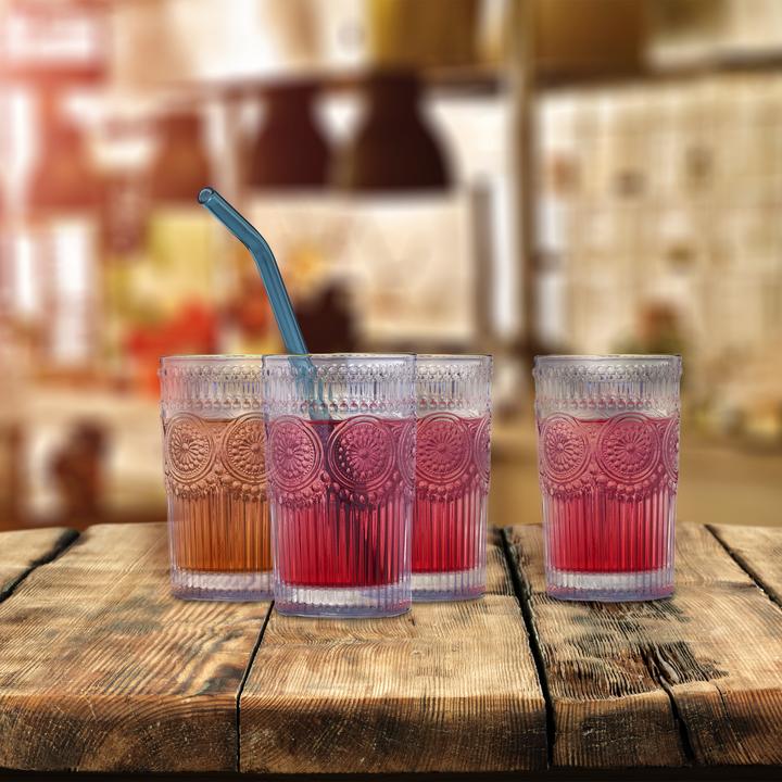 Produktbild Relaxdays 4x Trinkglas (0.40 l, 1 x)