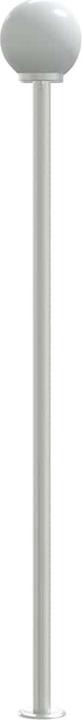Produktbild VidaXL Wegeleuchte Aussenleuchte Standleuchte Gartenlampe 3Stk. Silbern Edelstahl (2500 lm, E27, IP44)