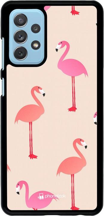 Produktbild PhoneLook Hülle Pink Flamingos Pattern (Samsung Galaxy A72)