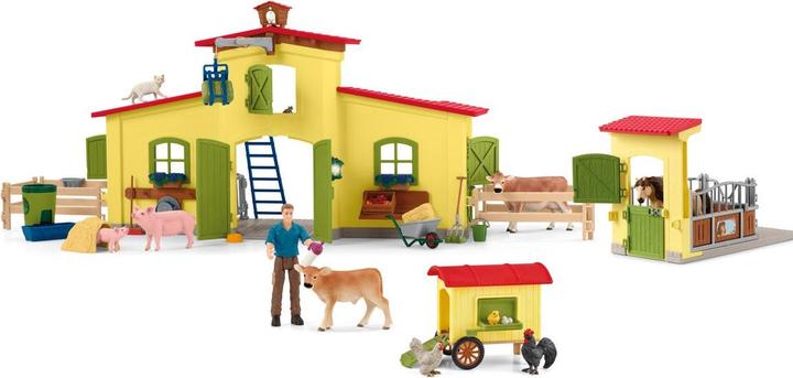 Schleich Farm World H?hnerstall & Pferdestall