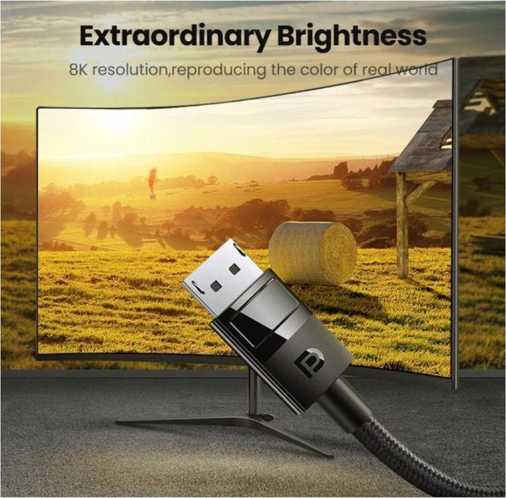 Image du produit Ugreen Port d'affichage 1.4 Nylon 8K 4K 2K 1080p (3 m, DisplayPort)