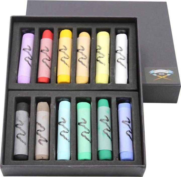 Produktbild Paintersisters Premium handgerollt 12er Pastellkreide (Multicolor, 1 x)