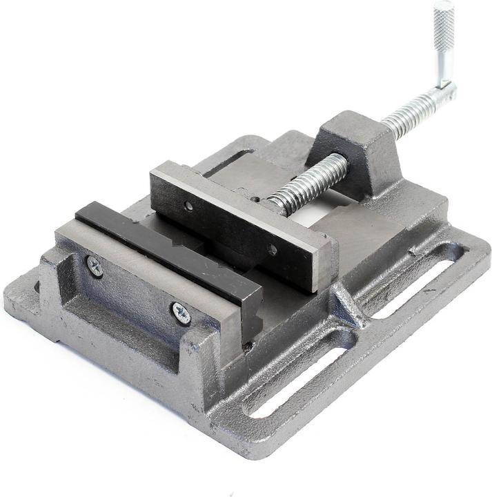 Produktbild Wiltec Maschinenschraubstock 75mm Werkstatt Schraubstock Tischbohrmaschine (75 mm)