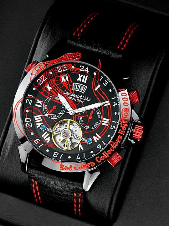 Image du produit Calvaneo 1583 Astonia Red Cobra Collectors automatik (44 mm)