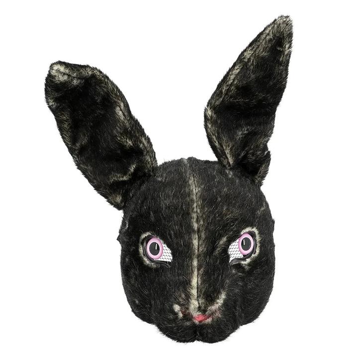 Image du produit Boland Demi-masque en peluche Lapin noir