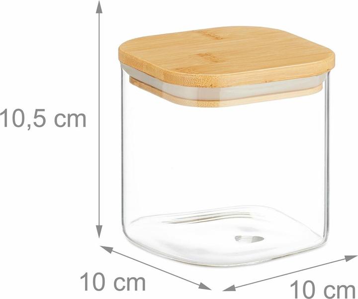 Actual product image Relaxdays Wooden flower pot (30 cm)