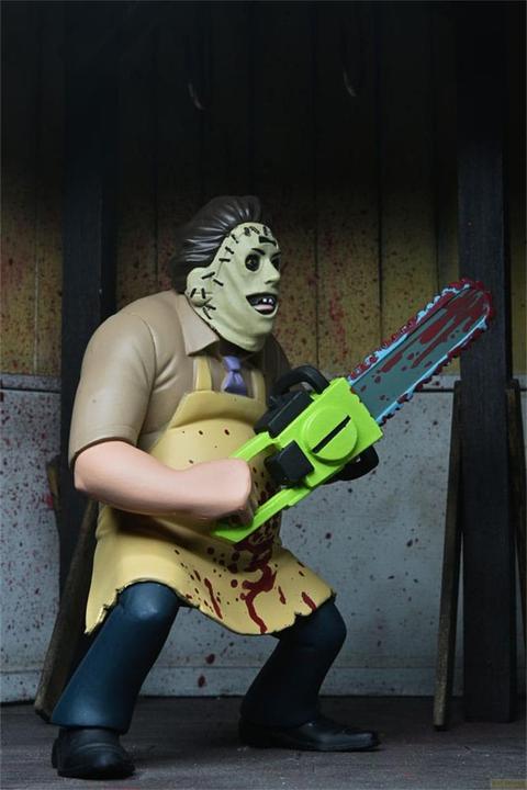 Immagine prodotto Neca Texas Chainsaw Massacre Toony Terrors action figure 50th Anniversary Leatherface (Bloody) 15 cm