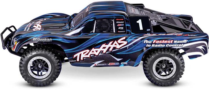 Actual product image Traxxas Slash 4x4 VXL Clipless blue 1/10 Short-Course RTR Brushless, HD, without battery and charger (RTR Ready-to-Run)