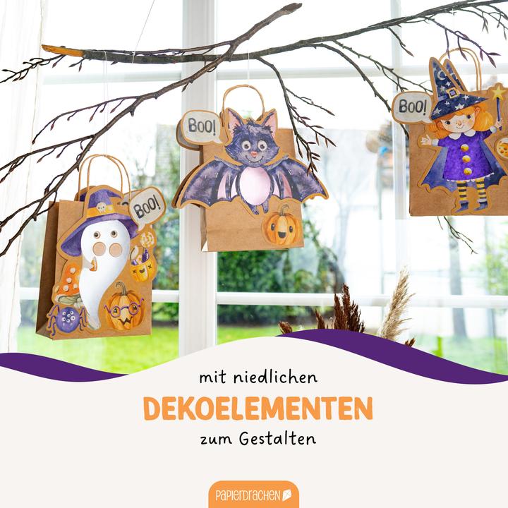 Immagine prodotto Papierdrachen 3 lanterne per bambini Halloween - Set 01
