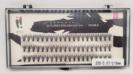 Produktbild Ibra Tufts Of False Eyelashes 20 D-8Mm (Künstliche Wimpern)