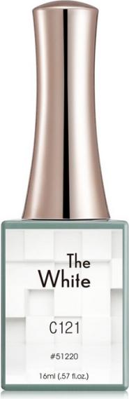Actual product image Canni Gellack The White C121 UV/LED (Milky White, UV gel varnish)