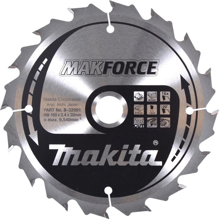 Immagine prodotto Makita Lama MAKFORCE 160x20x16Z