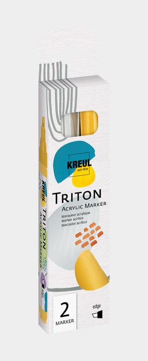 Image du produit Solo Goya Triton Acrylic Paint Marker set de 2 pièces (Argent, Or, 4 mm, 2 x)