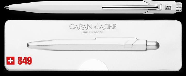Actual product image Caran d'Ache 849 Classic mit Etui (White, 1 x)