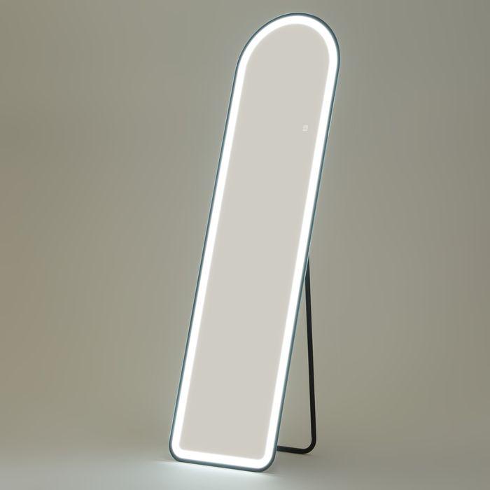 Produktbild Swisshandel24 Ganzkörperspiegel, 150 x 40 cm Standspiegel mit LED-Beleuchtung, 3 Lichtfarben (150 x 40 cm)