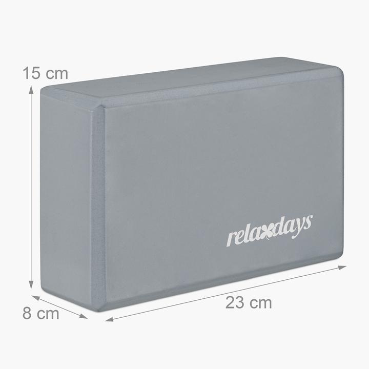 Actual product image Relaxdays Yogablock
