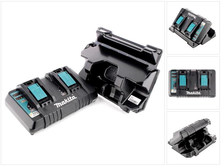 Image du produit Makita Chargeur DC 18 RD ZE 7.2V - 18V pour 2 batteries Li-Ion - chargeur double avec insert (18 V)