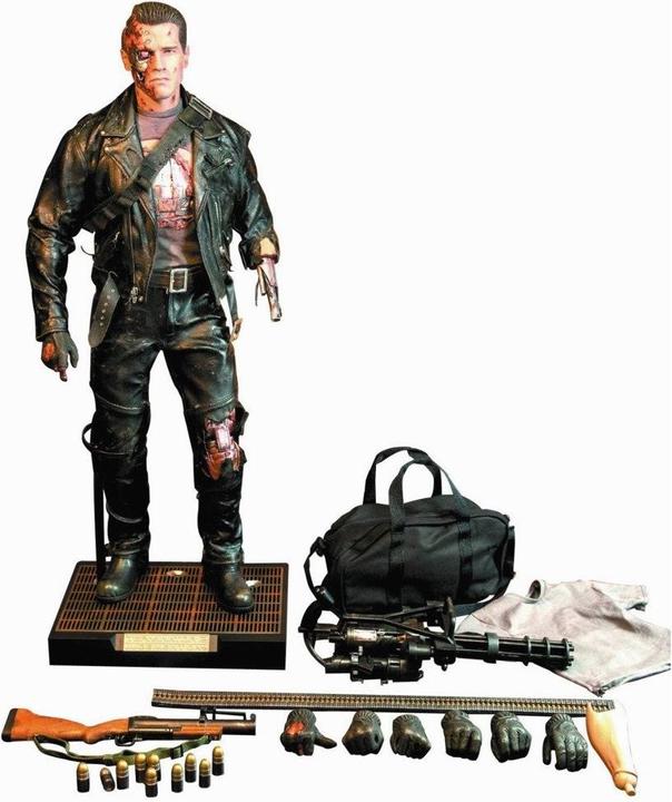 Image du produit Enterbay Terminator 2 HD Masterpiece Figurine T-800 Battle Dam